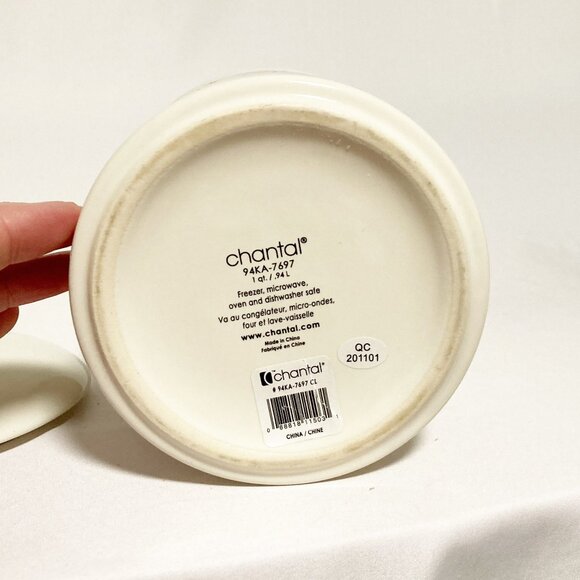 Chantal King Arthur Flour Stoneware Kitchen Canister Sourdough Starter Crock 1Qt - Picture 7 of 7